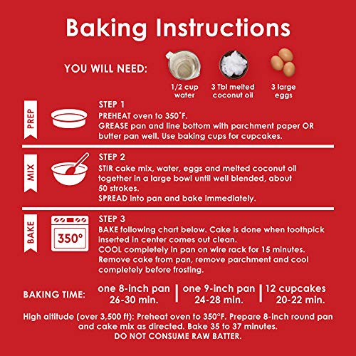 Duncan Hines Keto Friendly Classic Yellow Cake Mix, Gluten Free,