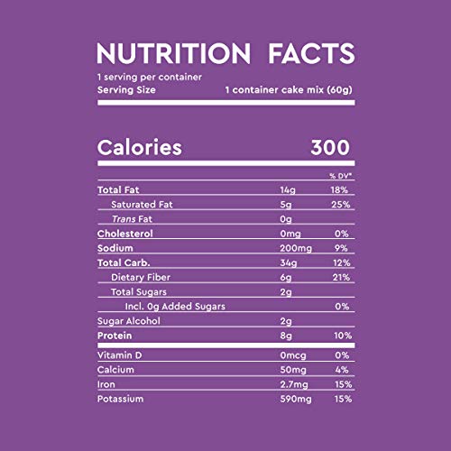 Keto Friendly Double Chocolate Cake Mix, 2.1 Oz Keto Friendly Do