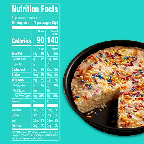 Duncan Hines Mega Cookie Sugar Pan Cookie Mix, 6.6 Oz