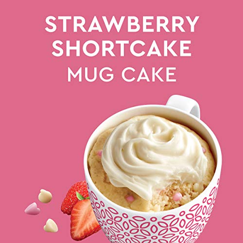 Duncan Hines Mug Cakes Strawberry Shortcake Flavored Mix With Cr
