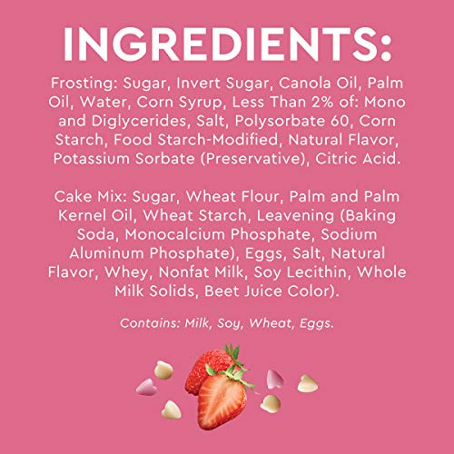 Duncan Hines Mug Cakes Strawberry Shortcake Flavored Mix With Cr