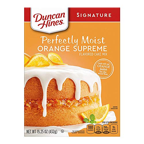Duncan Hines Signature Perfectly Moist Orange Supreme Cake Mix,