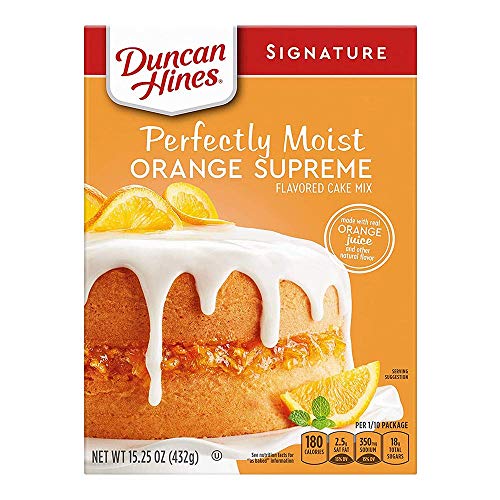 Duncan Hines Signature Perfectly Moist Orange Supreme Cake Mix,