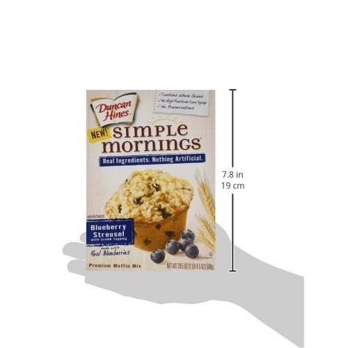 Duncan Hines Simple Mornings Muffin Mix - Blueberry Streusel - 2