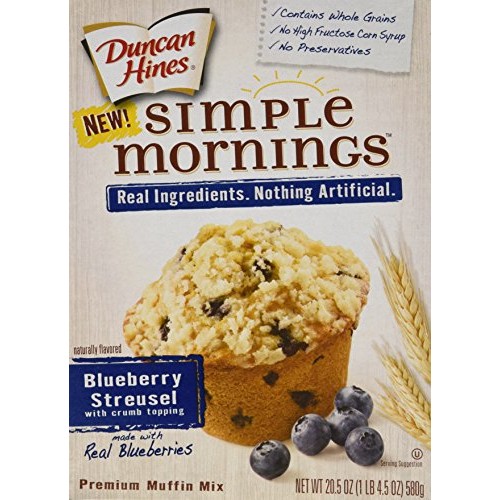 Duncan Hines Simple Mornings Muffin Mix - Blueberry Streusel - 2