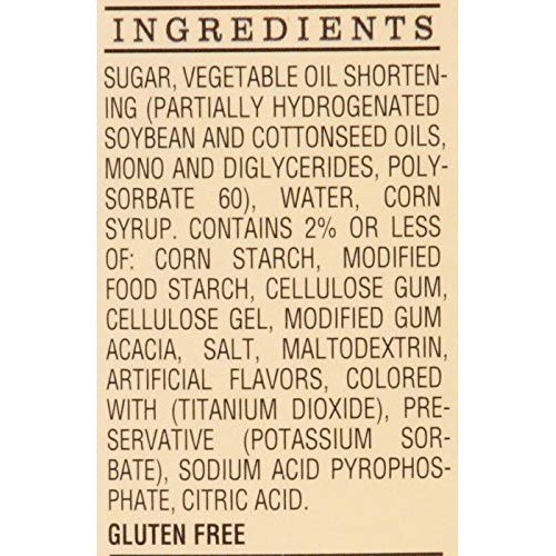 Duncan Hines Whipped Frosting, Fluffy White, 14 Ounce Pack Of 8