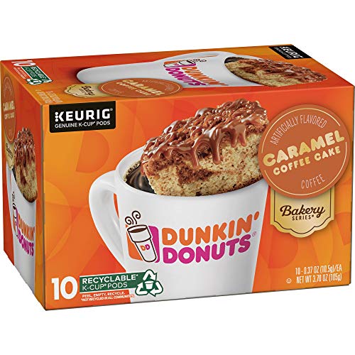 Dunkin Bakery Series Caramel Coffee Cake Flavored Coffee, 60 K
