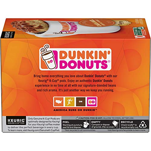Dunkin Bakery Series Caramel Coffee Cake Flavored Coffee, 60 K