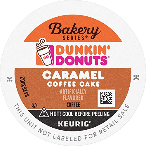 Dunkin Bakery Series Caramel Coffee Cake Flavored Coffee, 60 K