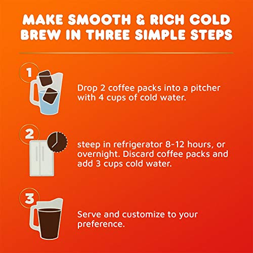 Dunkin Cold Brew Ground Coffee Packs, 8.46 Ounces Packaging Ma