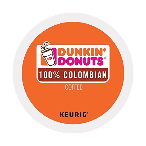 Dunkin Donuts Colombian Coffee K-Cup Pods, For Keurig Brewers, 9