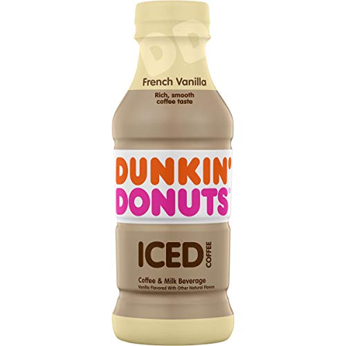 Dunkin Donuts French Vanilla Iced Coffee Bottle, 13.7 fl oz