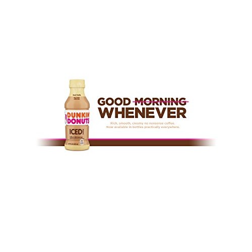Dunkin Donuts French Vanilla Iced Coffee Bottle, 13.7 fl oz