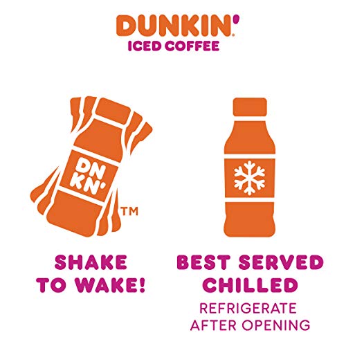 Dunkin Donuts Iced Coffee, French Vanilla, 13.7 Fluid Ounce Pac...
