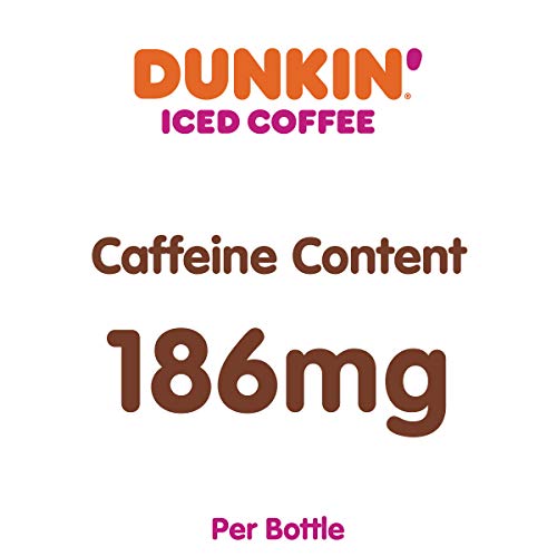 Dunkin Donuts Iced Coffee, Mocha, 13.7 Fluid Ounce Pack of 12