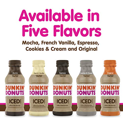 Dunkin Donuts Mocha Iced Coffee Bottle, 13.7 fl oz