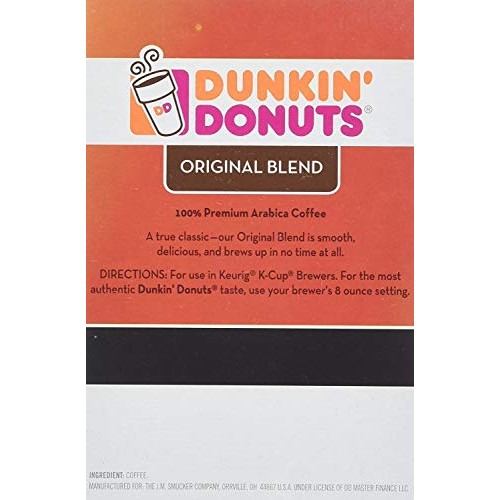 Dunkin Donuts Original Flavor Coffee K-Cups For Keurig K Cup Bre
