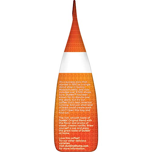 Dunkin French Vanilla Flavored Ground Coffee, 12 Ounces Packag