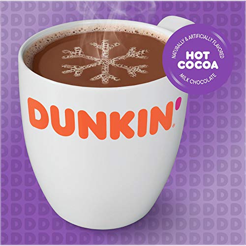 Dunkin Milk Chocolate Hot Cocoa, 88 K Cups For Keurig Coffee Ma
