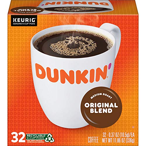 Dunkin Original Blend Medium Roast Coffee, 128 K Cups For Keuri