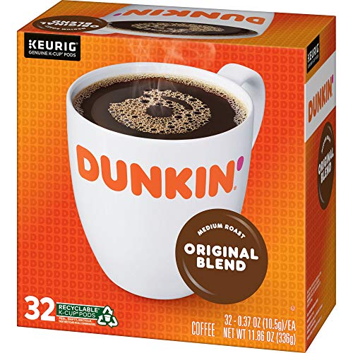 Dunkin Original Blend Medium Roast Coffee, 128 K Cups For Keuri