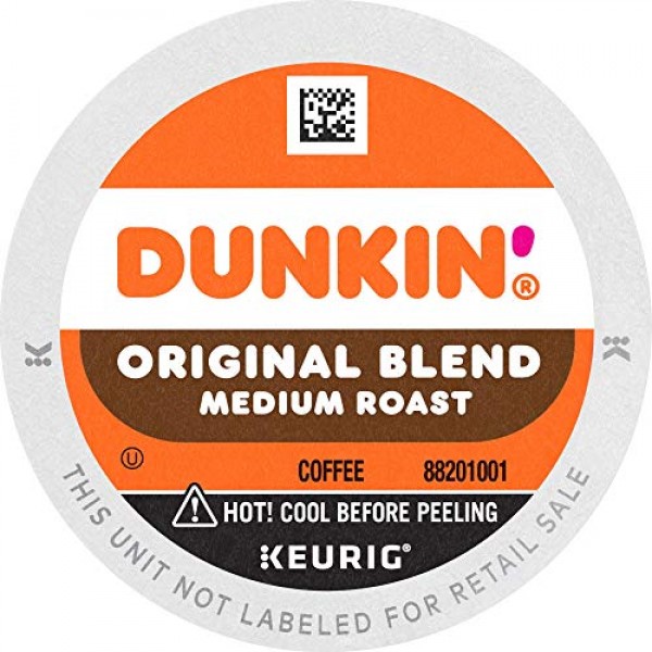 Dunkin Original Blend Medium Roast Coffee, 128 K Cups for Keuri...