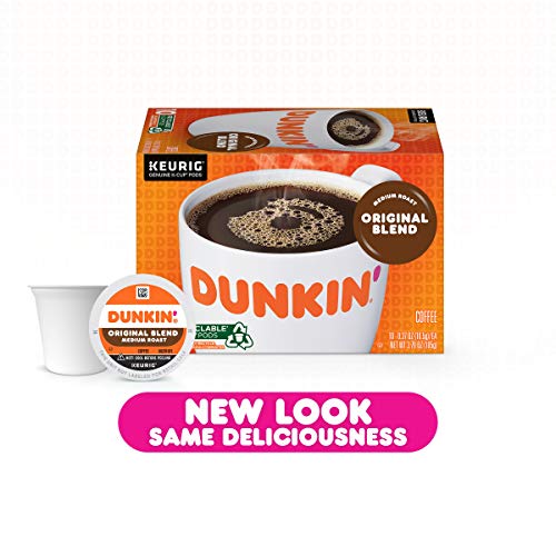 Dunkin Original Blend Medium Roast Coffee, 88 K Cups For Keurig