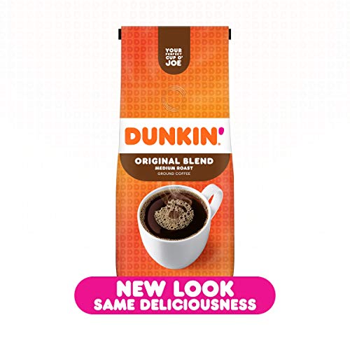 Dunkin Original Blend Medium Roast Ground Coffee, 12 Ounces Pa