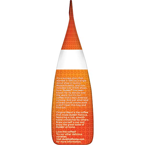 Dunkin Original Blend Medium Roast Ground Coffee, 12 Ounces Pa