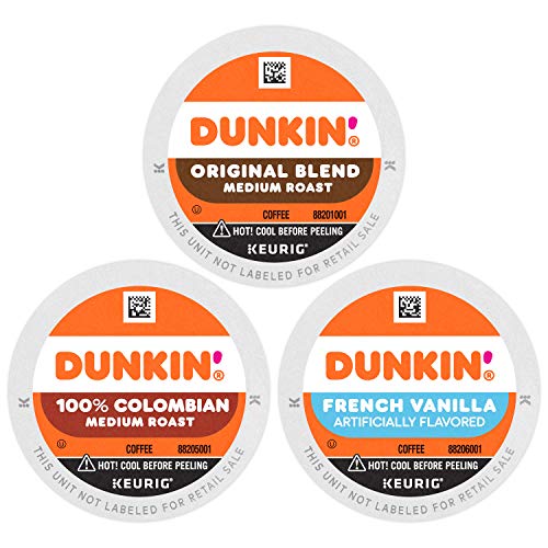 Dunkin Donuts Best Sellers Coffee Variety Pack, 60 K Cups For K
