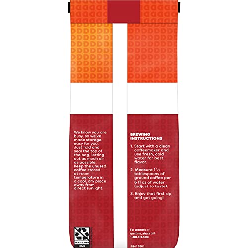 Dunkin Bakery Series Cinnamon Roll Flavored Ground Coffee, 11 O