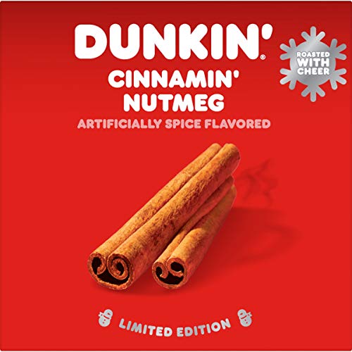 Dunkin Donuts Cinnamin Nutmeg Flavored Coffee, 88 K Cups For K