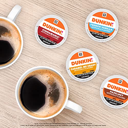 Dunkin Mixed Flavor Coffee Variety Pack, 60 K Cups For Keurig C