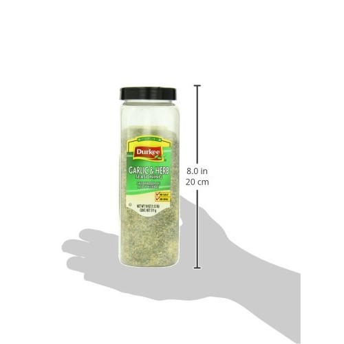 Durkee 100% Salt Free Garlic and Herb Seasoning, 18 Ounce
