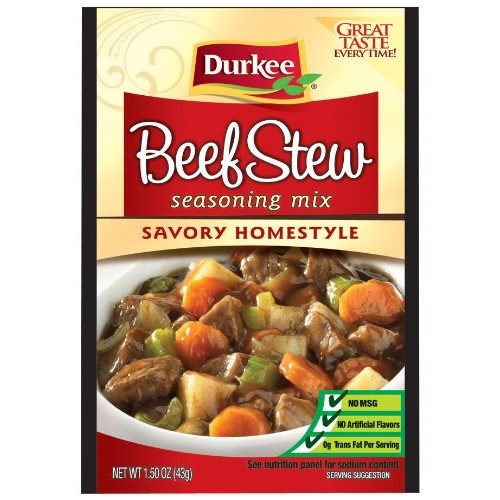 Durkee Beef Stew, 1.5000-Ounce Pack Of 9