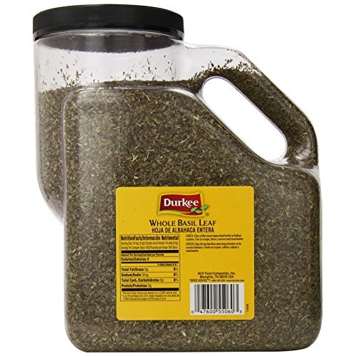 Durkee Whole Basil Leaves, 1.62-Pound