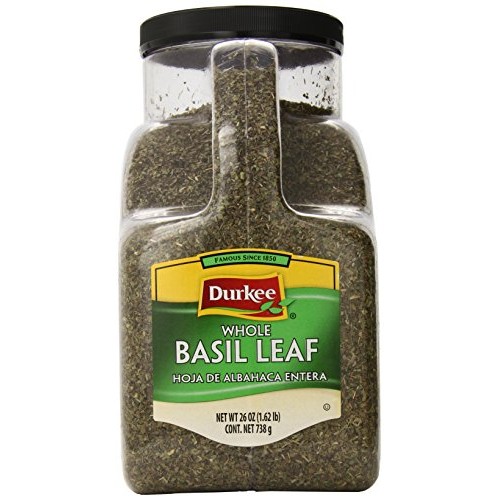 Durkee Whole Basil Leaves, 1.62-Pound