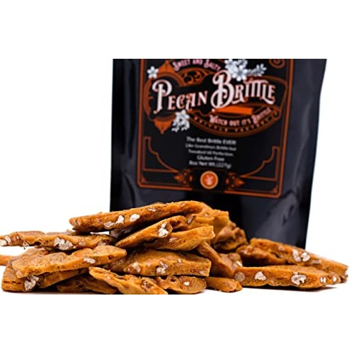 Oklahomas #1 voted Pecan Brittle 8 oz Buttery, Nutty, Sweet a...