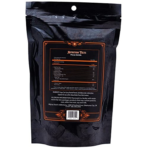 Oklahomas #1 voted Pecan Brittle 8 oz Buttery, Nutty, Sweet a...