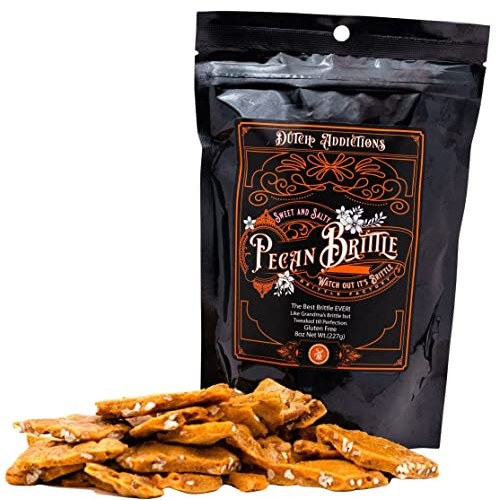 Oklahomas #1 voted Pecan Brittle 8 oz Buttery, Nutty, Sweet a...