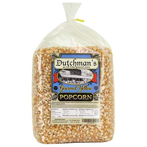 Dutchmans Popcorn - Gourmet Yellow Popcorn Kernels 4Lb Refill
