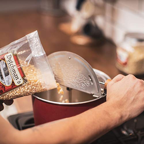 Dutchmans White Hulless Popcorn: Medium Virtually Hulless Popco