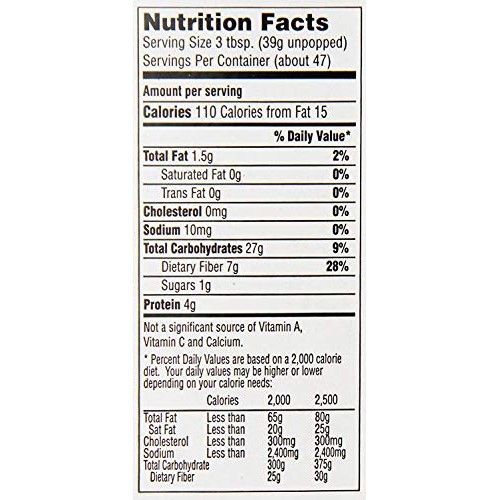 Dutchmans White Hulless Popcorn: Medium Virtually Hulless Popco