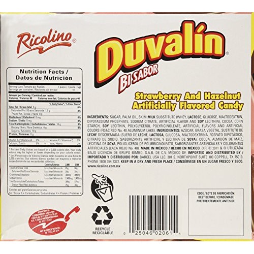 Duvalin Choc-Strawberry Candy 9.52 Oz