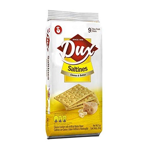 Dux Club Cheese &Amp; Butter Crackers Bag 7.62 Oz Pack Of 4
