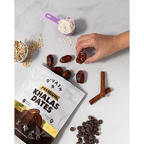 Dvash Premium Khalas Dates| Vegan, Kosher, Gluten Free, Non-GMO...