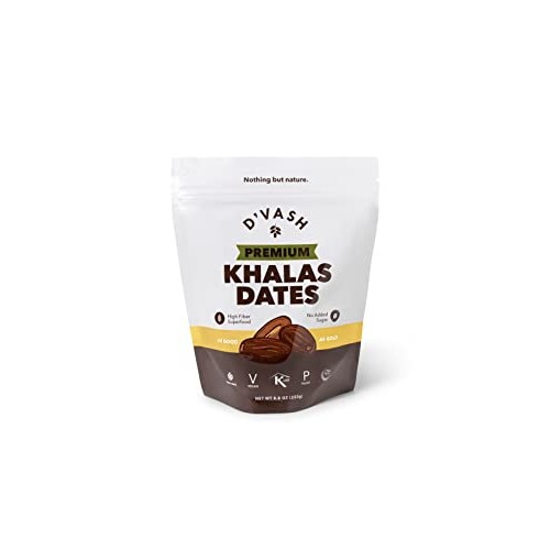 Dvash Premium Khalas Dates| Vegan, Kosher, Gluten Free, Non-GMO...