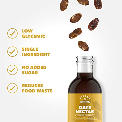 Dvash Organic Date Nectar, 16.6 Oz | Organic California Dates,