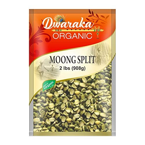 Dwaraka Organic Moong Bean Wash Split Dal With Skin Lentil Usda