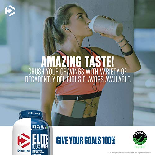 Dymatize Elite 100% Whey Protein Powder, Take Pre Workout Or Pos